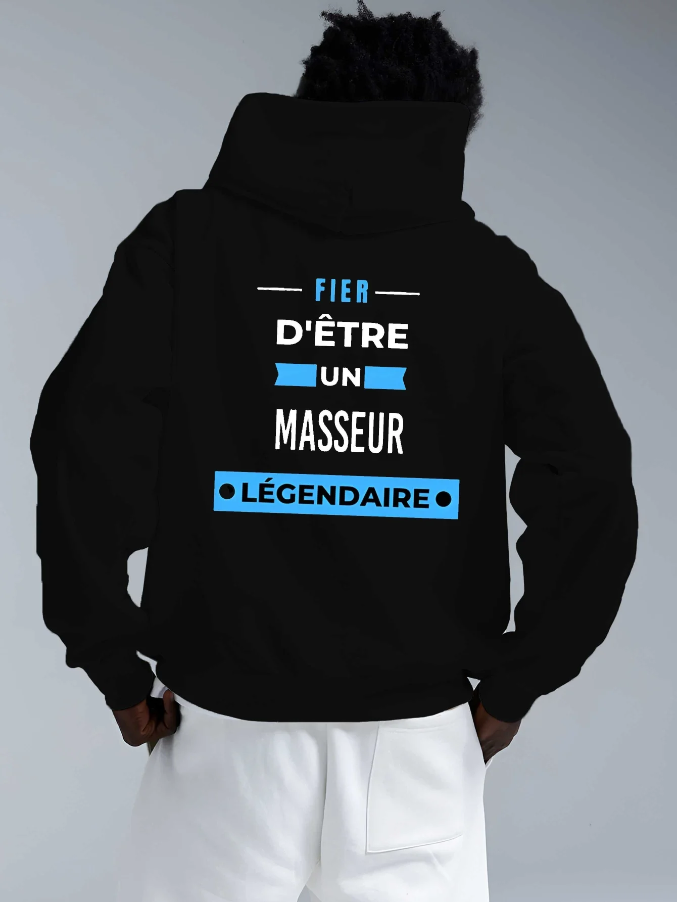 French-Text Hooded …