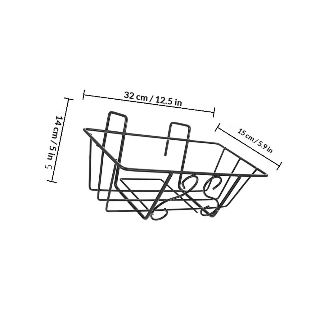 Iron Flower Pot Hangers 2 Pack Balcony Railing Plant Holders Outdoor Garden Fence Hanging Racks