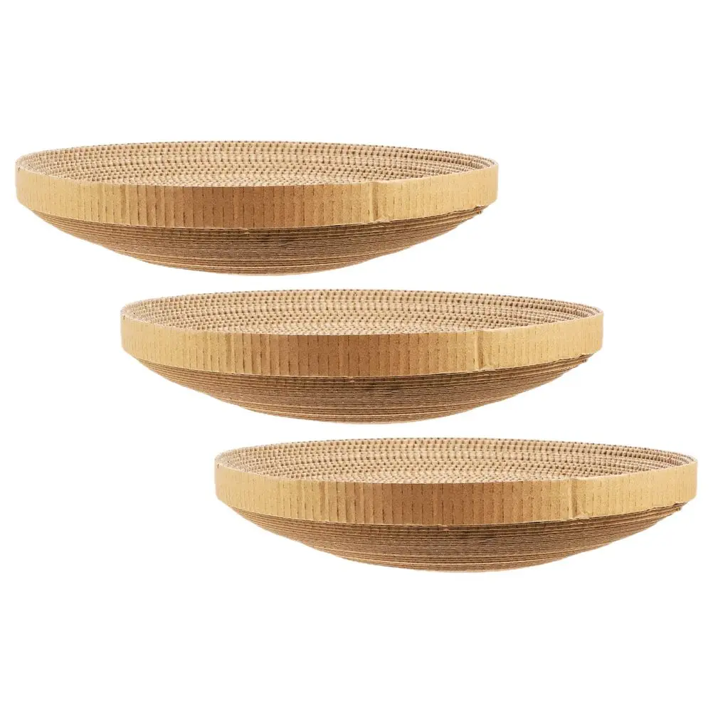 

3 Pcs Cat Scratching Post Replacement Core Durable Wear Resistant Kitten Nest Reusable Paper Board Climbing Tools