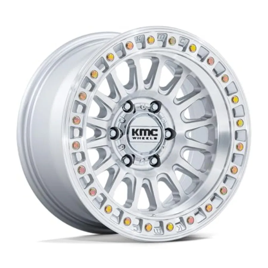 

17x8.5 6x5.5 +25mm Silver Wheel Rim for KMC KM552 IMS 17 Inch Application Aluminum Alloy Silver Lightweight and Durable