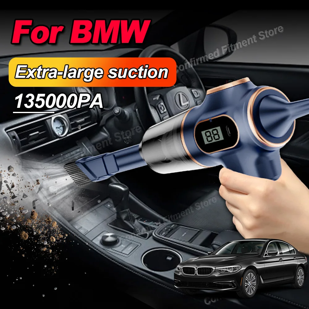 Portable Car Vacuum Cleaner USB Charging Handheld For BMW 328i 325xi 330xi X3 750i 750Li 760Li 525i/ 530i 528i 535i 550i