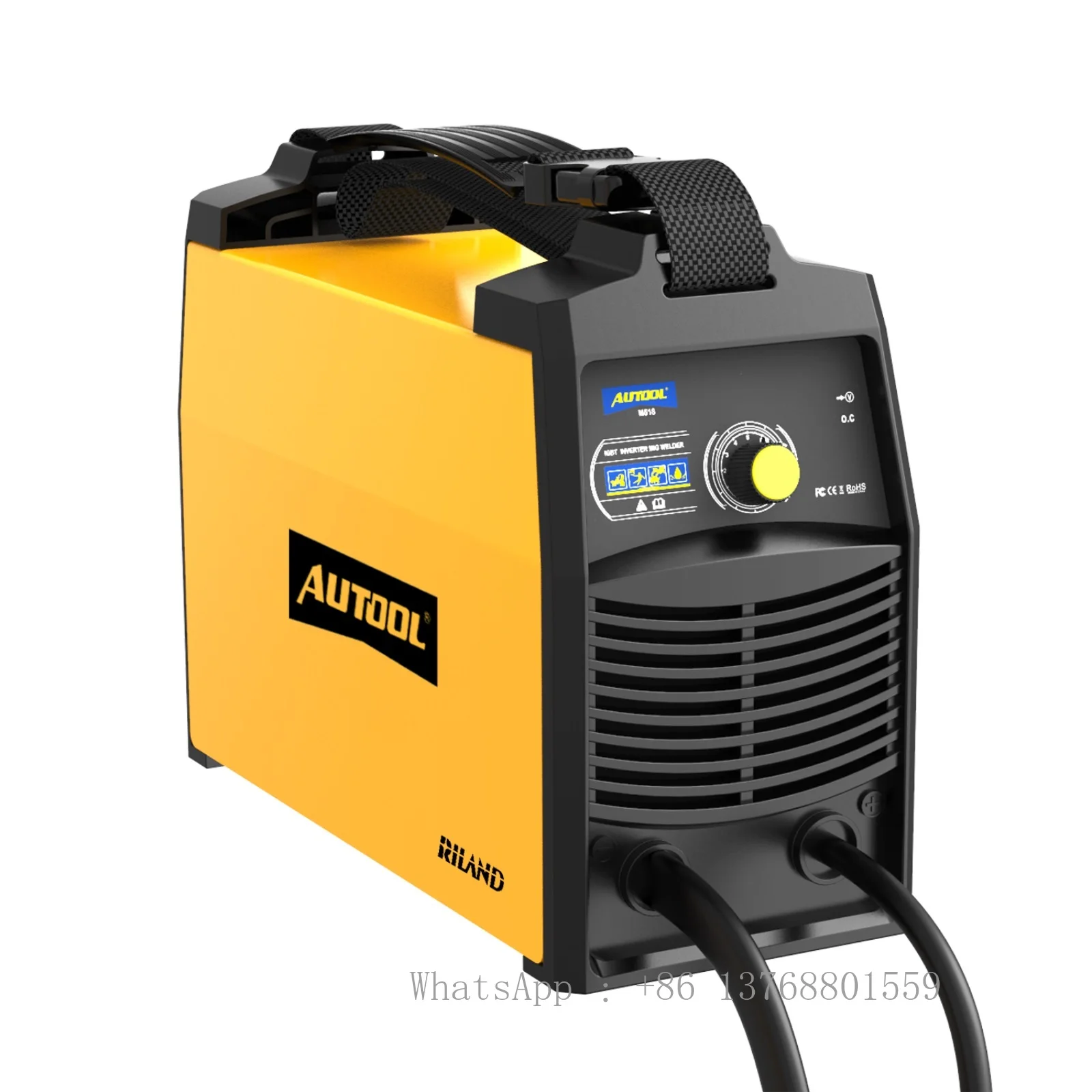 AUTOOL M518 Automatic Feed Flux Core Wire Welding Machinew No Gas MIG Welder Gasless IGBT Inverter 110V US Plug Portable