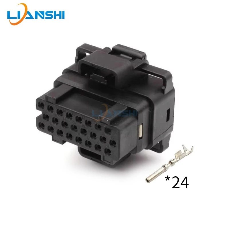 The 24-channel ECU connector 4-1437287-5 is suitable for automotive connector harness plugs