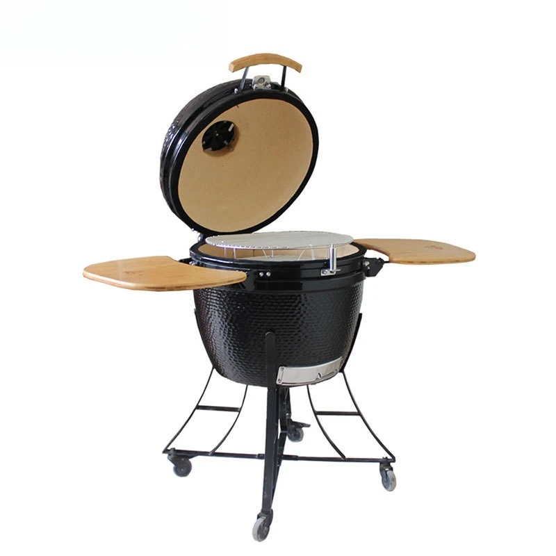 24-Inch Ceramic Grill, Outdoor Outdoor Activities Dinner Grill Kamado Grill BBQ Big Green Egg