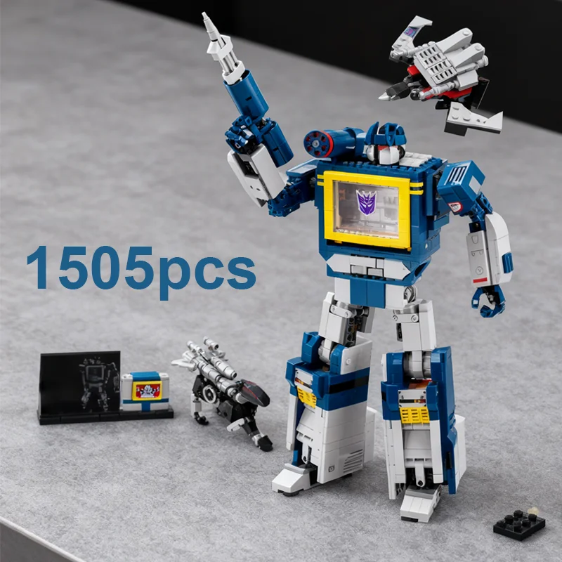 

Новая техническая синяя модель робота, строительные блоки, креативный грузовик, автомобиль, механические кирпичи, сборка игрушек, подарки для мальчиков, коллекционное издание, 1505 шт.
