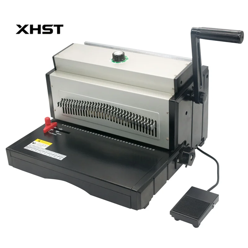 

[30 Sheets] Heavy Duty A4 Office Electric Note Book Binding Machine Hardcover ET8707