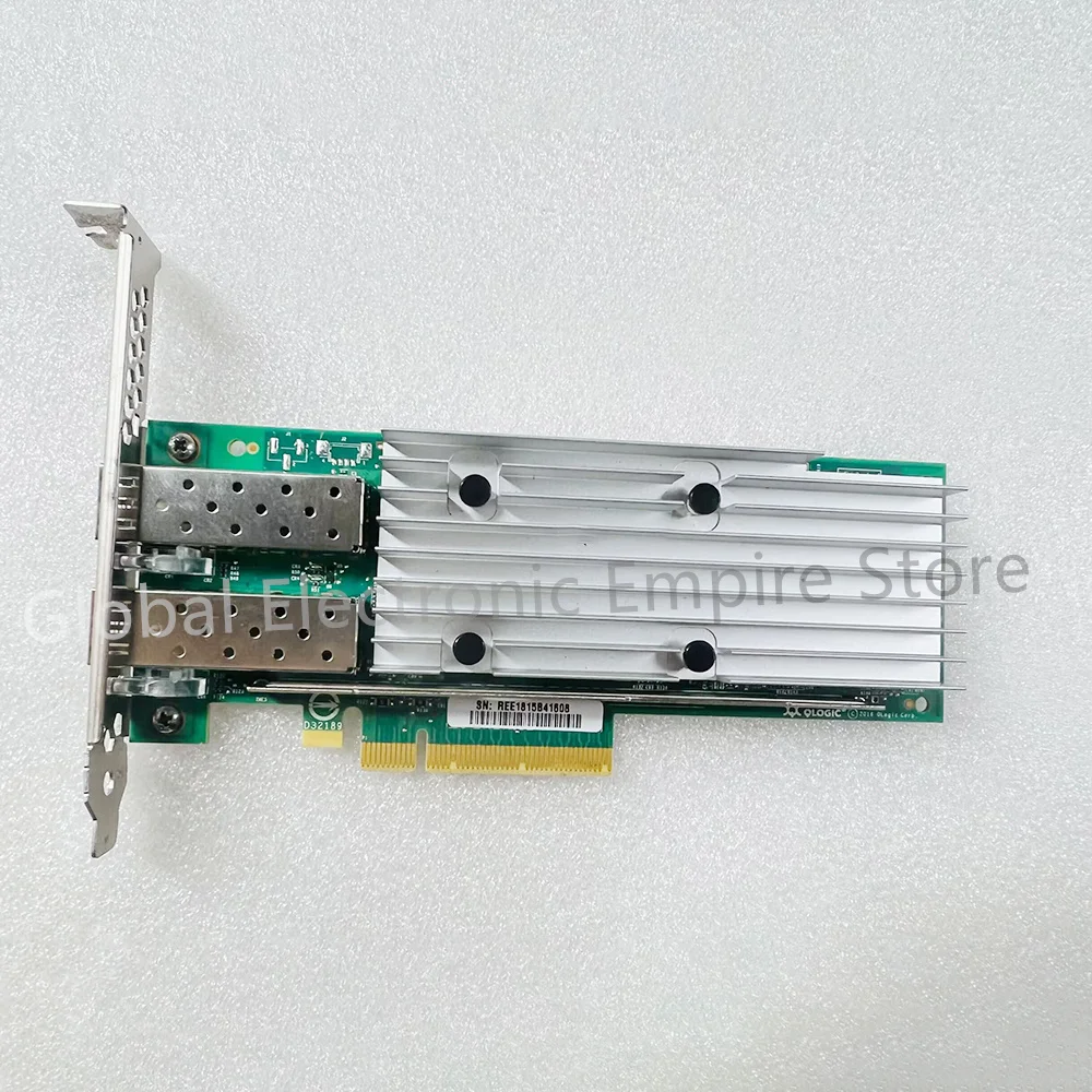 For QLogic 10G 25G SFP28 Dual-port 10 Gigabit NIC PCIE X8 Port QL41212HLCU