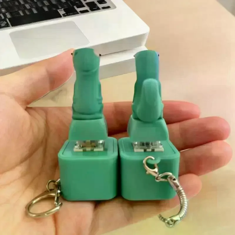 

Змеиная кнопка, звуковой брелок с красочной подсветкой, перезаряжаемая клавиатура с изображением животных, кликер, снятие стресса, подвесное украшение