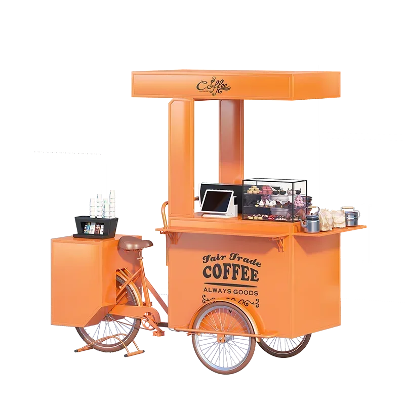 Stall Coffee Car Food Making Car Night Market Promotion Display Counter Outdoor