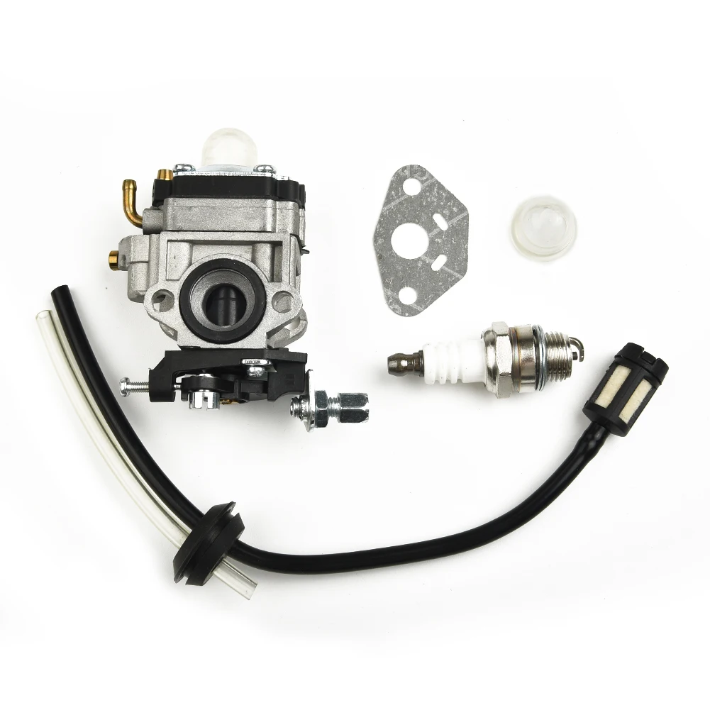 Carburetor Spark Plug Fuel Filter Hose Pump Kit Spare Parts For AL-KO Brushcutter BC410 BC 4125 4535 Grass Trimmer Tool Parts