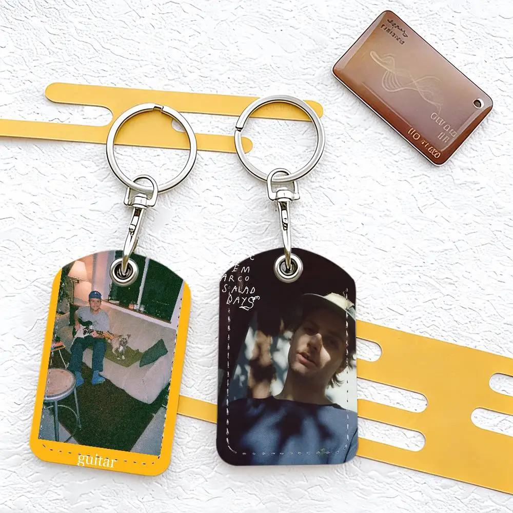 حامل بطاقة Singer Mac Demarco مع سلسلة مفاتيح للحماية التنفيذية لحقيبة حافلة مترو الأنفاق الائتمانية