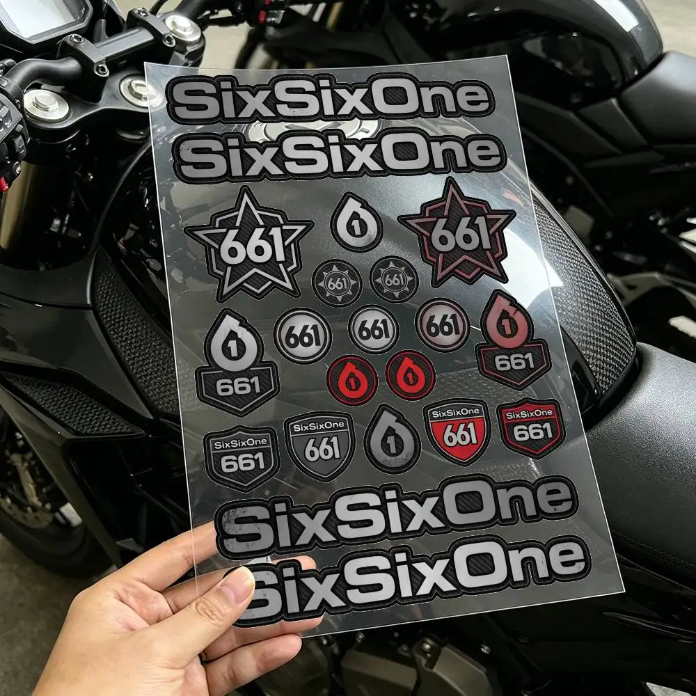 FOR 661 Durable Waterproof Reflective Decor Sticker Scratch Cover For Motorcycle Car Helmet Fridge Accessories - view 5