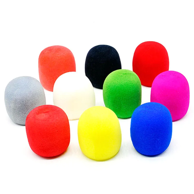 30 Pack Thick Handheld Stage Microphone Windscreen Foam Cover Karaoke DJ (12 Color)