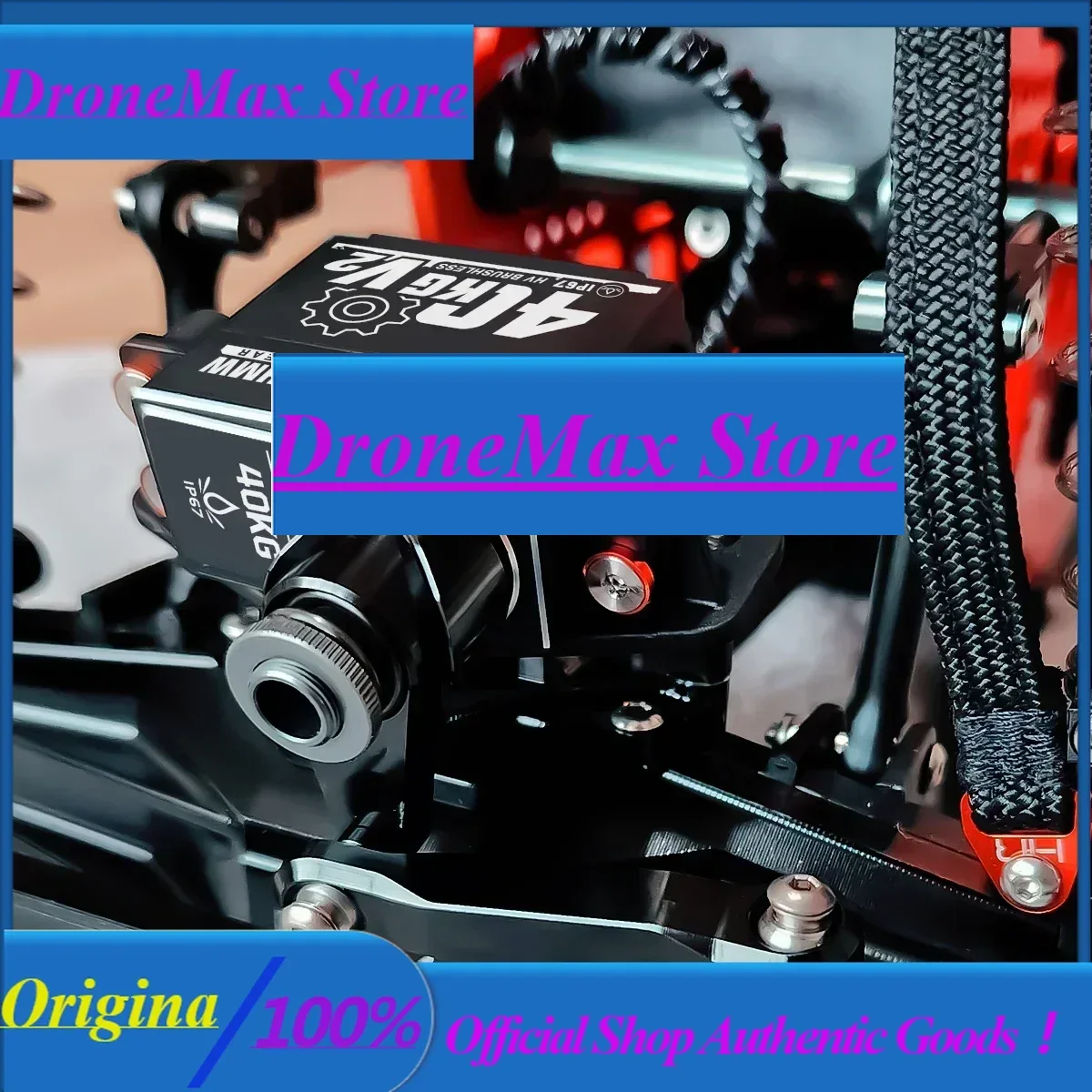 DrMasAGFRC A80BHMW V2 Steel Gears 40KG Programmable Waterproof BLS RC Steering Servo For 1/10 Scale Car Crawler Buggy Truck Off-
