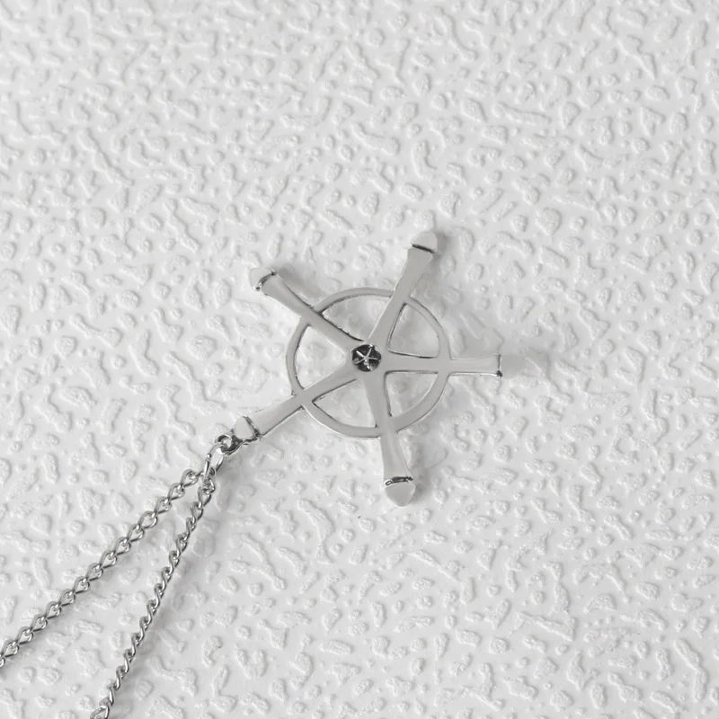 Anime cosplay BLEACH ciondolo collana figura Ishida Uryuu simbolo collana clavicola catena gioielli fan regali