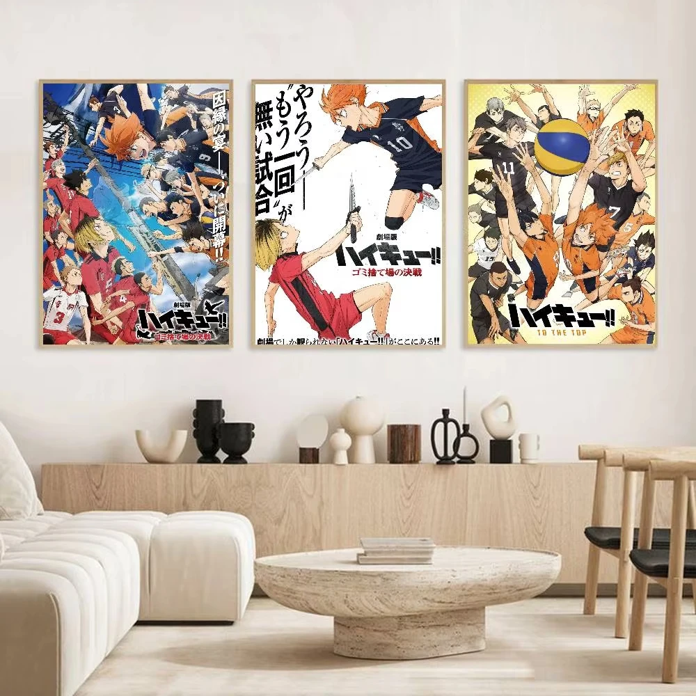 1 Stück, H-Haikyuu Hot Anime Poster, Wandkunst für Zuhause, Wohnzimmer, Schlafzimmer, Bar, ästhetische Dekoration – Detail 2