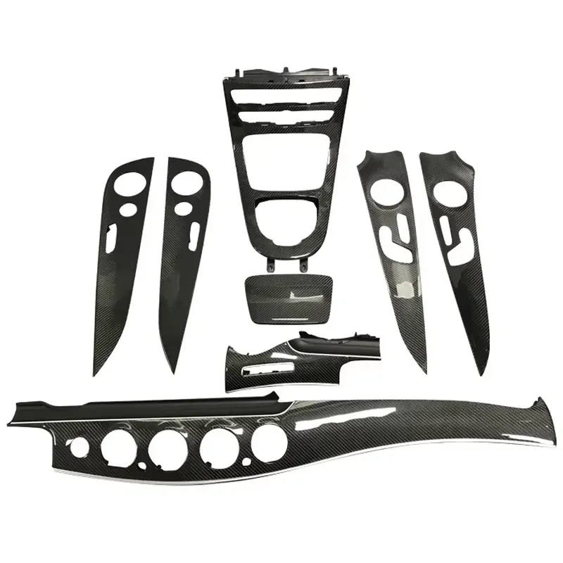 High-quality carbon fiber trim for W213 E63S door trim, instrument panel and threshold trim