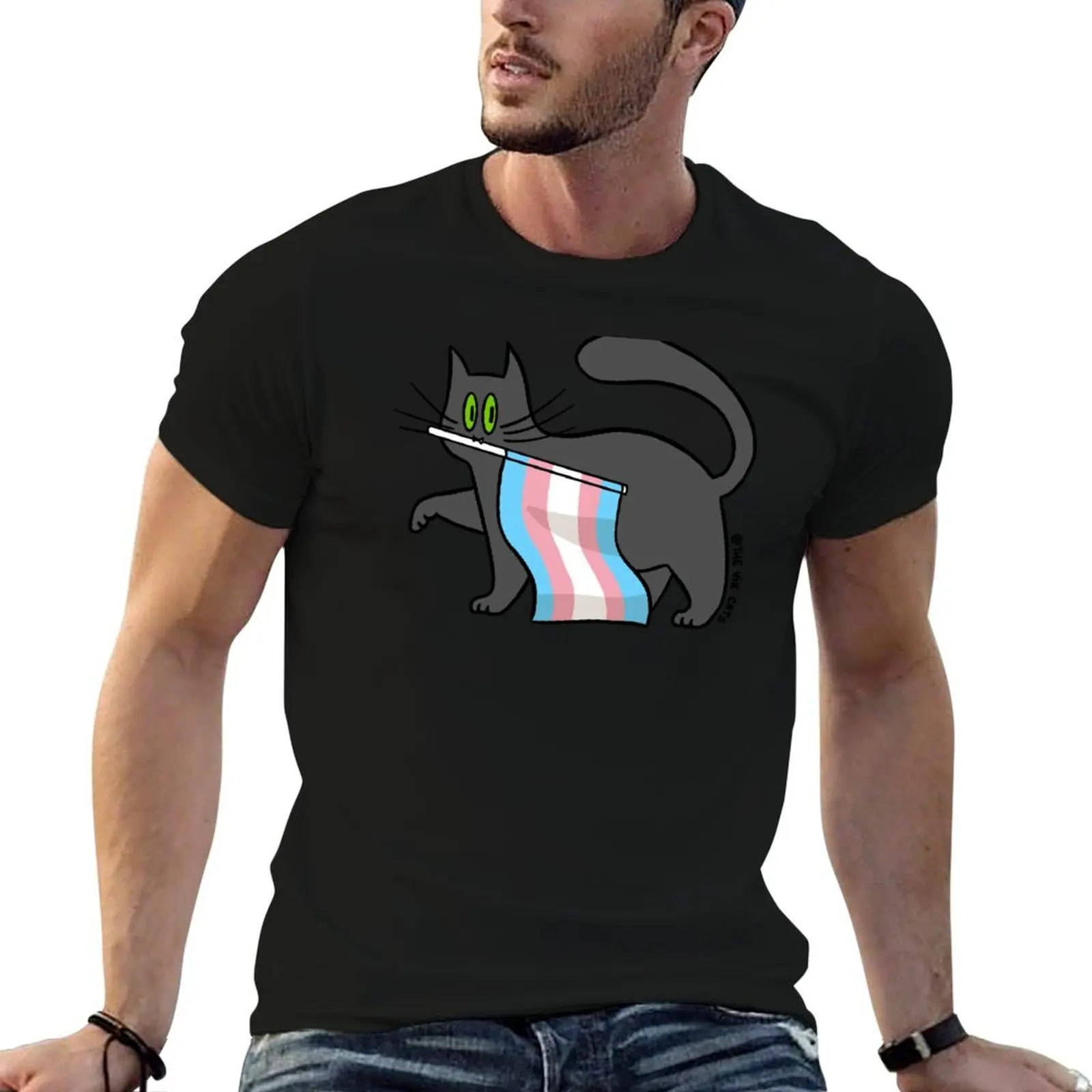 

Transgender Pride T-Shirt cotton t shirts man 100% t shirts designer T-Shirt