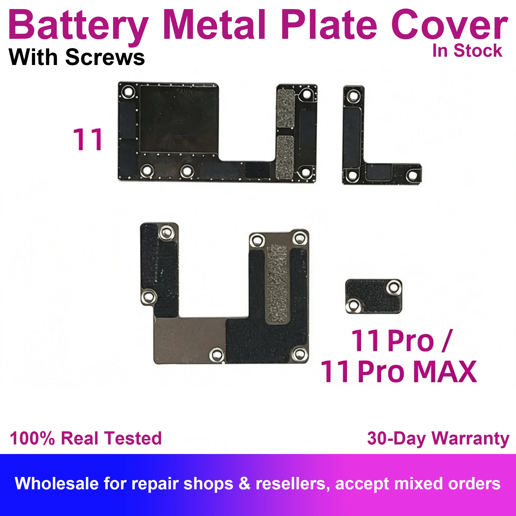Battery FPC Metal Plate Cover For iPhone 11 Pro MAX Display Screen LCD Plate Cover Inner Bracket Clip Replacement Repair Part