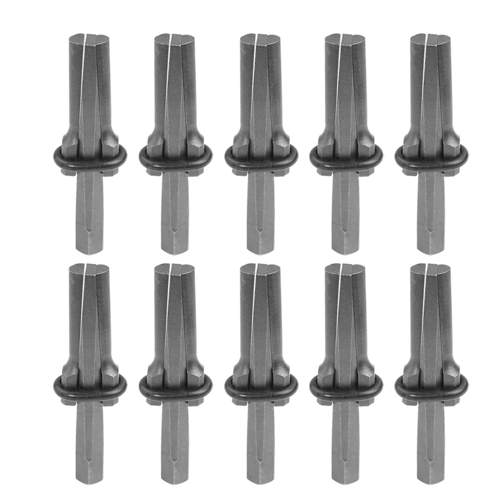 Wedge Stone Splitter 10pcs set 9 16 Inch Splitters Iron Chisel Metal Open Stone Parts Special For Masons Chisel