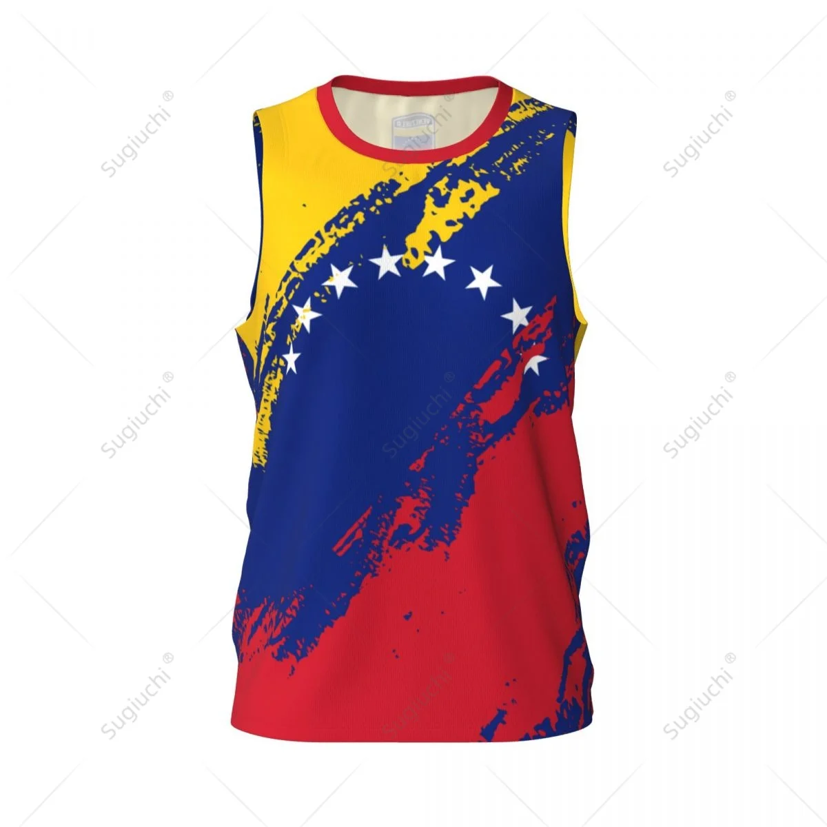 Men Basketball Sports Venezuela Flag Running Fitness Multifunction Jersey Sleeveless shirt Custom Name Nunber Exclusive