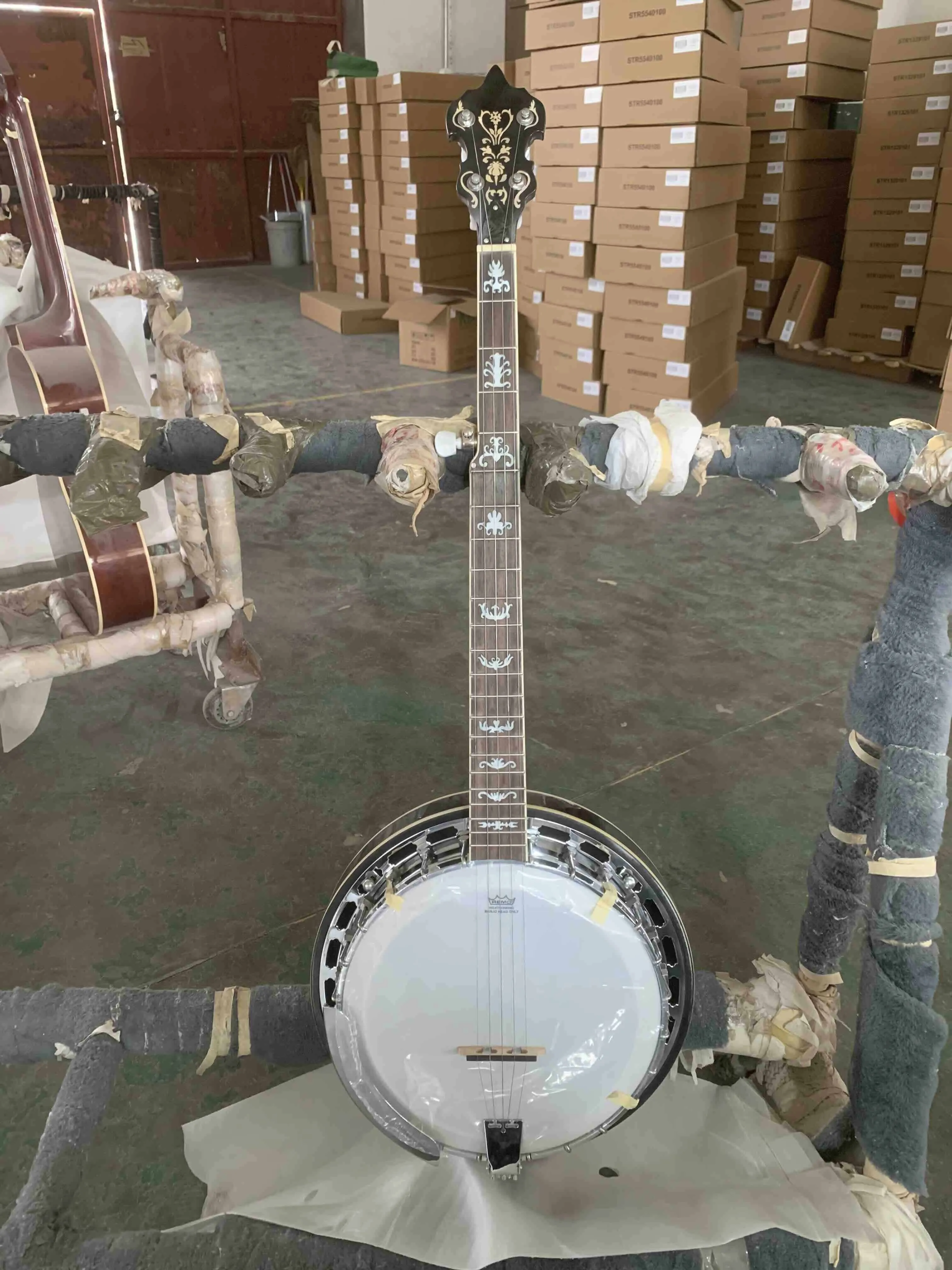 

Custom 5 Strings Grand Banjo Mandolin West Instrument,OEM Service Electric Guitar Bass OBM Western Instruments,OEM Service Accep