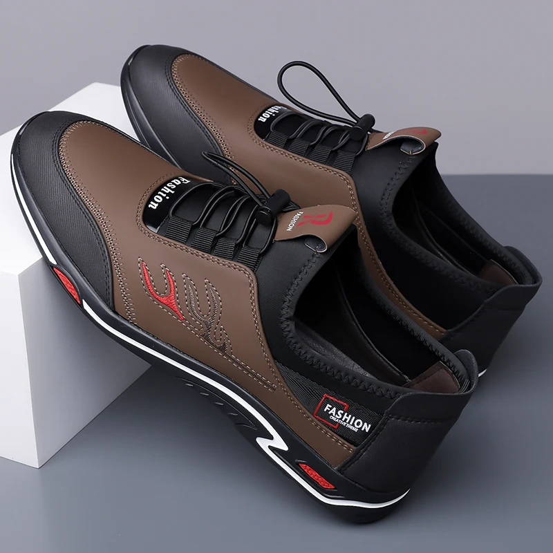 

Men's Shoes High Quality Casual Shoes Classic Men Sneaker Soft Comfort Driving Shoes Slip-On Walking Shoes