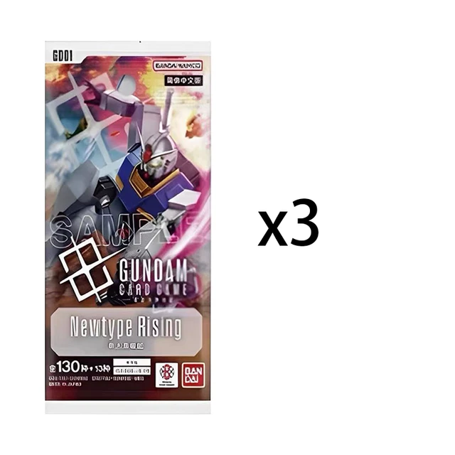 New BANDAI Gundam Card Game Newtype Rising GD01 Booster Pack Box