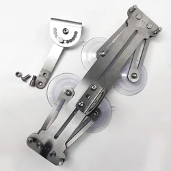 Foldable Portable DIY Linear Actuator Bracket Aluminum Alloy Adjustable Pitch And Elevation Angle Motor Bracket