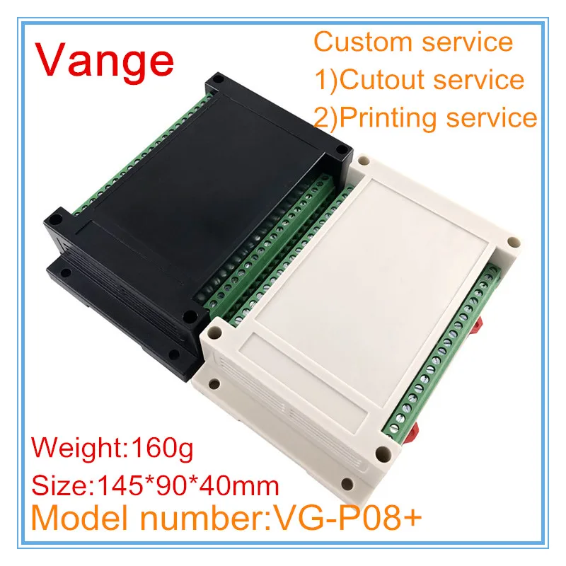 Vange terminal block junction box 145*90*40mm ABS plastic project box PLC case