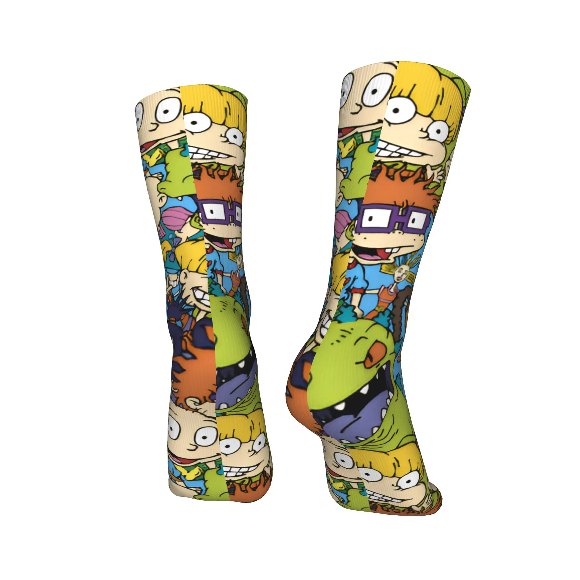 R-Rugrats 90s إحياء شخصية الجوارب جوارب الربيع الكورية الرجال تنفس الجوارب تصميم تسلق مكافحة العرق الجوارب