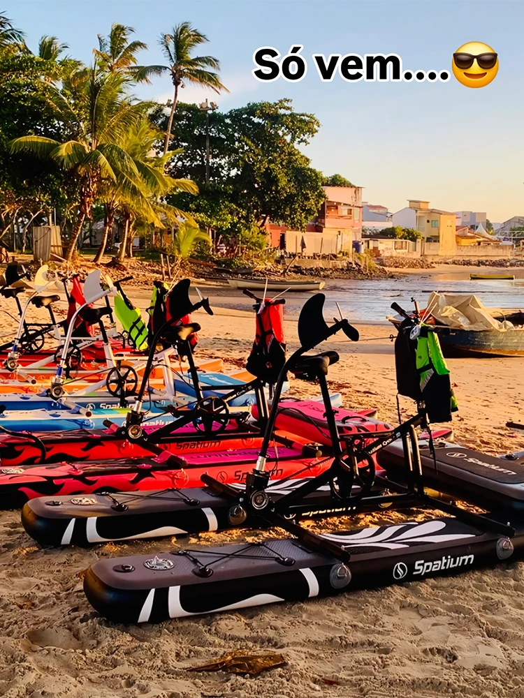 AliExpress spatium Spatium Sup Water Bike Portable Water Bike 3.0 Inflatable Pedal Boat SUP Inflatable Pedal Kayak Water Bikes for Lake Fishing