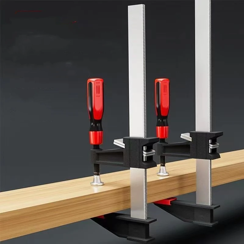 WoodWorking Metal Positioning Clip Quick Adjust Ratchet Clip Heavy Duty Woodworking Bar Clamps Carpentry  Hand Tool Gadget