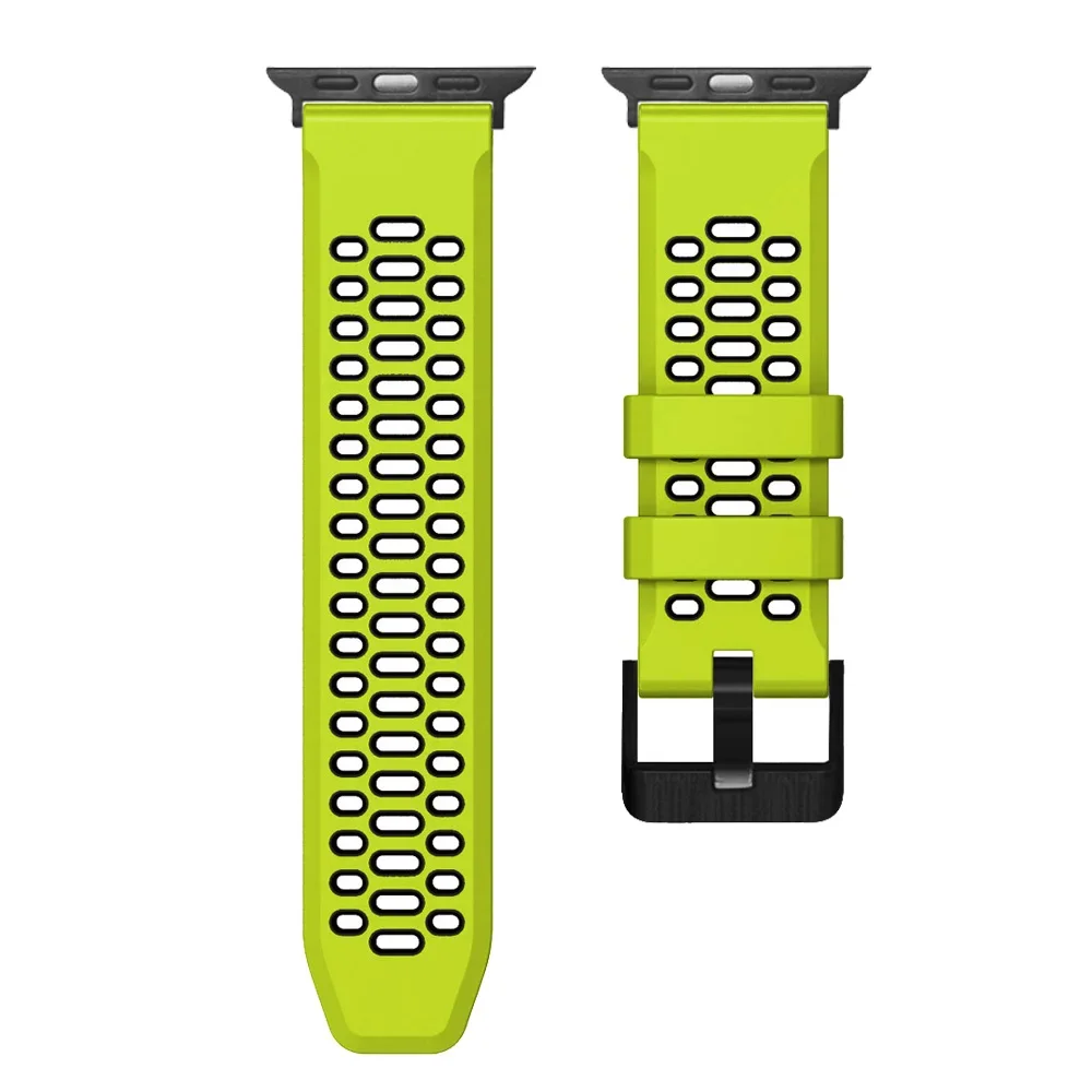 Ремешок силиконовый для Apple Watch Band 45 мм 40 мм 41 мм 38 мм 44 мм 42 мм, браслет для Apple Watch Series 8 Band 45 мм se 7 6 5 Ultra 49 мм