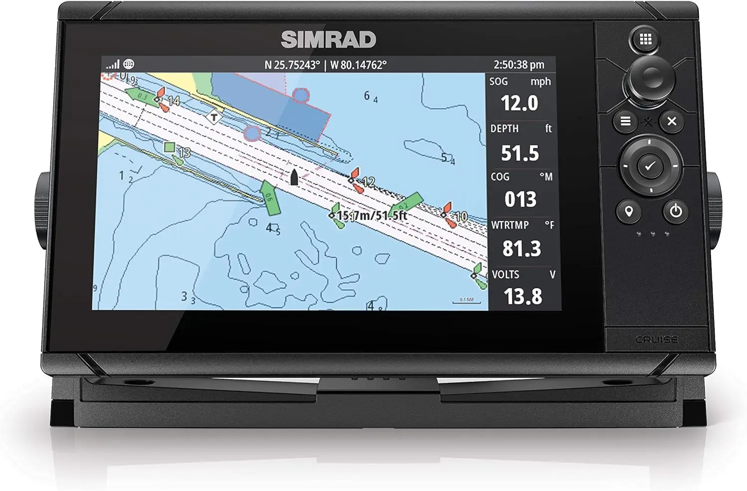 

9-inch GPS Chartplotter with 83/200 Transducer, Preloaded C-MAP US Coastal Maps