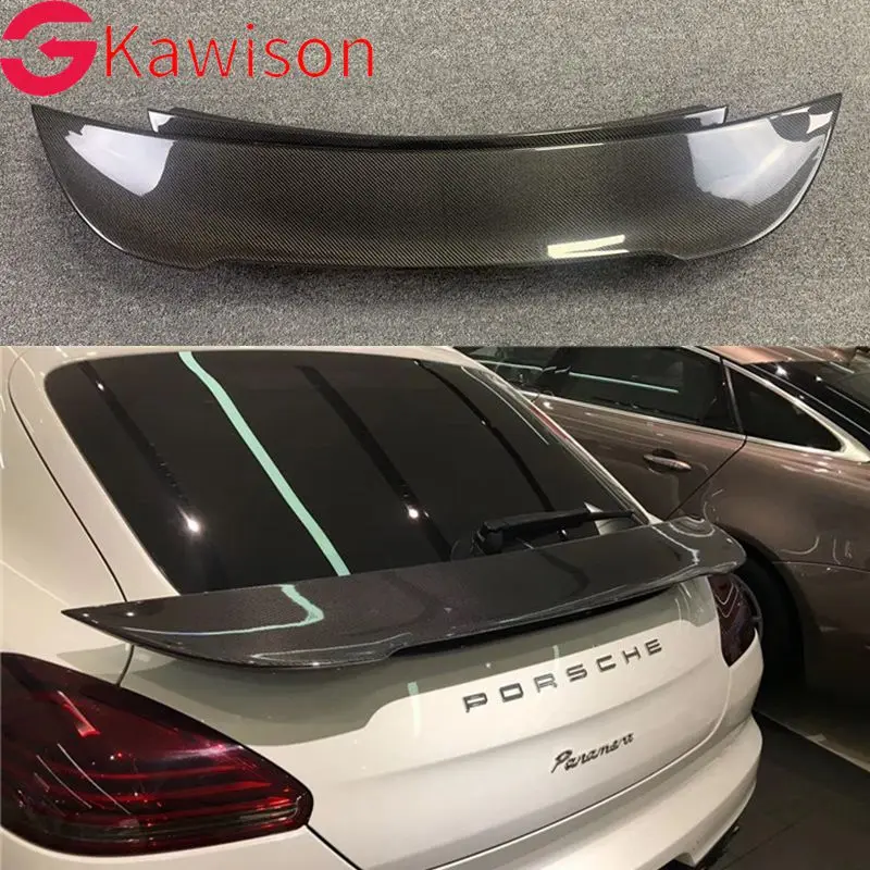 Carbon Fiber CRA REAR WING TRUNK LIP SPOILERS FOR Porsche Panamera 970 971 2010 2011 2011 2012 2013 2014 2015 2016 2017