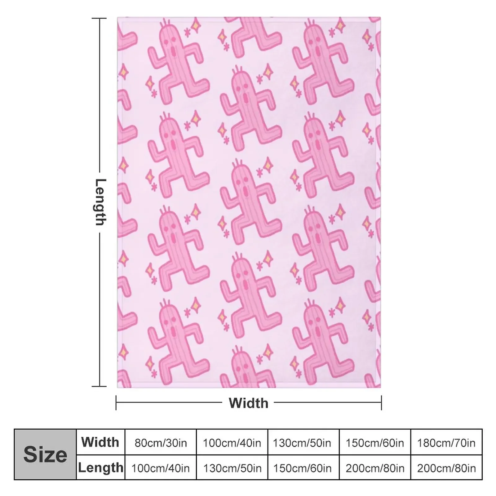 Kawaii Cactuar Throw Blanket Luxury Designer Sofa Blankets