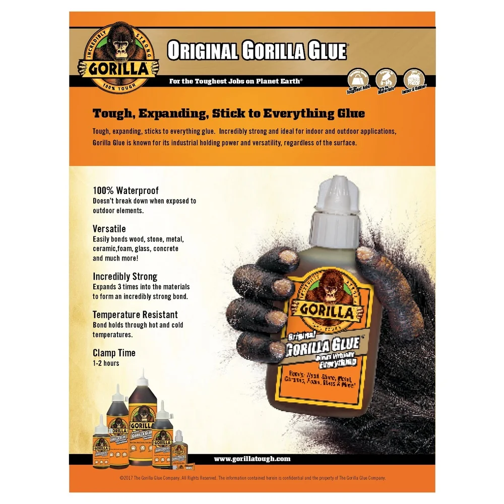 オリジナルブラウンポリウレタン接着剤 4 パック 3 グラムミニチューブ防水強力なクラフト接着剤耐熱木材金属石