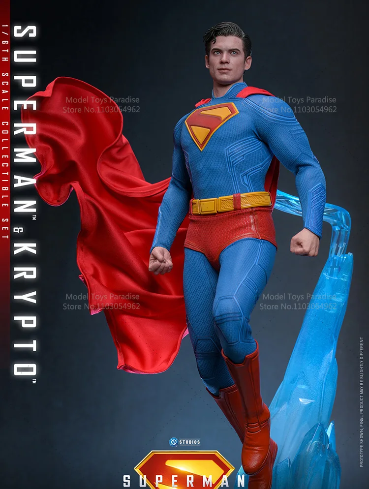 HOTTOYS HT MMS812 1/6 تحصيل اللعب سوبرمان كريبتو بطل السوبر الجندي 12 بوصة عمل نموذج لجسم الهدايا