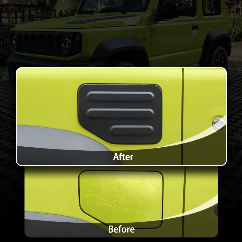 غطاء خزان وقود السيارة الديكور خزان النفط مقاومة للخدش ملصقات واقية ل جيمي Jb64 Jb74 اكسسوارات 2019 2020 2021 2022 #3