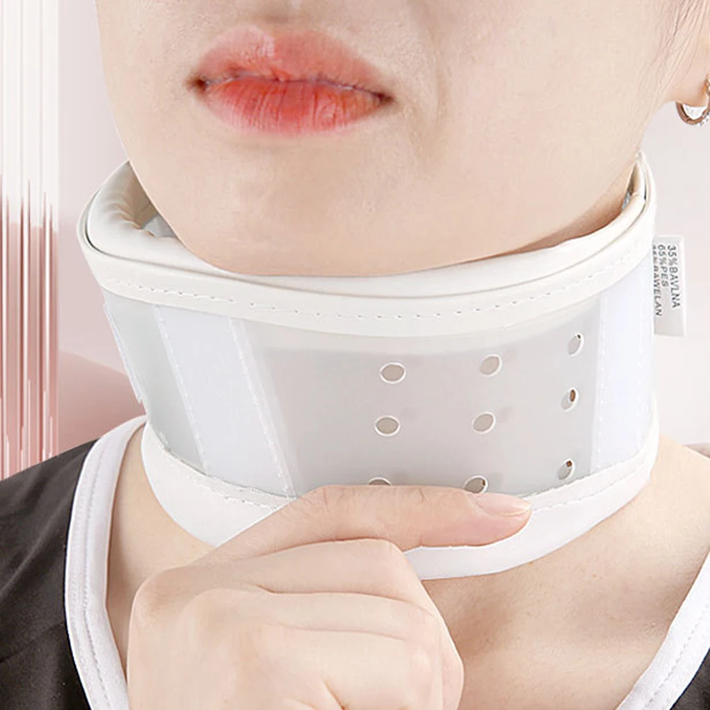 

Adjustable Neck Support Brace Cervical for Correction Pain Relief Soft Skin Friendly Universal Fit