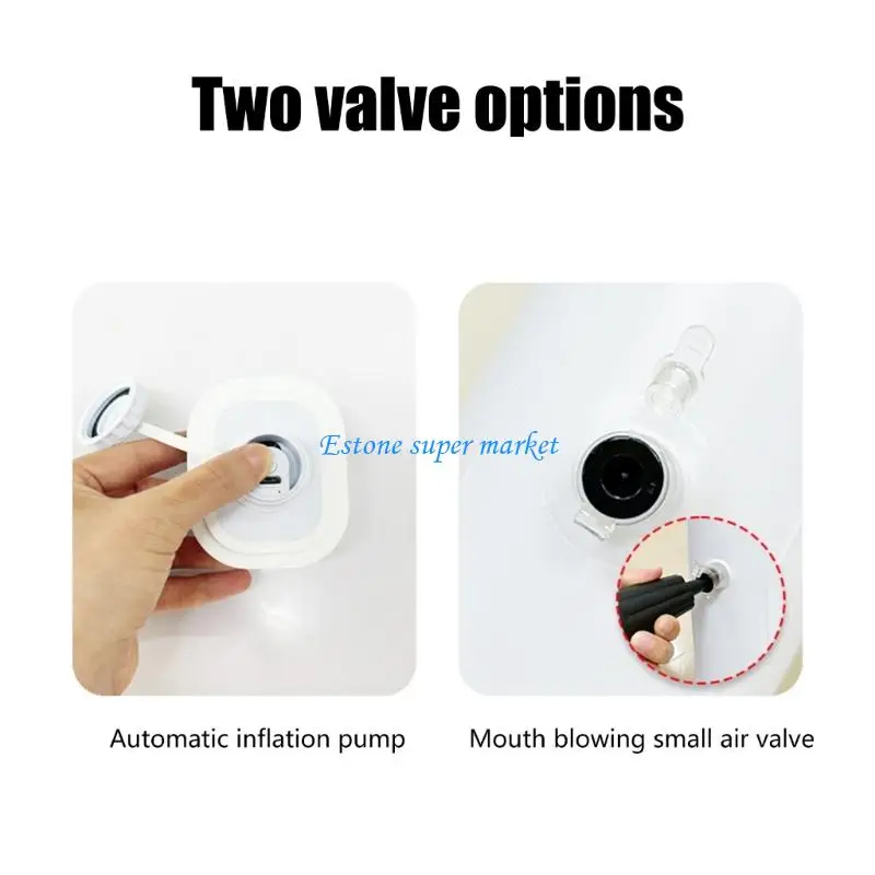 

090B Portable Infant Travel Bed Quick Inflation Design Foldable Lightweight Sleeping Mattress Safety Rails Carry Bag Outdoor