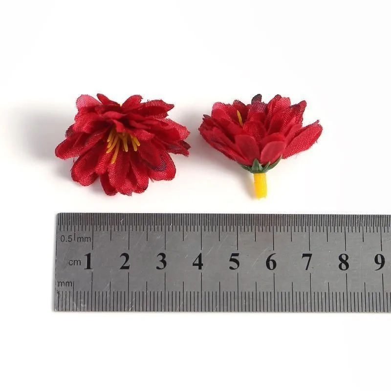 20/50pcs künstliche Blumen 3,5 cm Seide gefälschte Blumen für zu Hause Zimmer dceor Garten Hochzeit Hochzeit Dekoration DIY Geschenke Zubehör – Detail 4