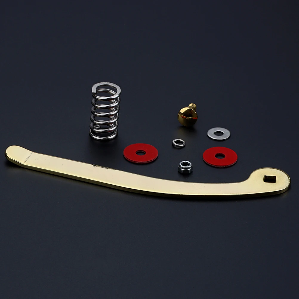 

Golden Guitar Bridge Accessories Electric Arm Tremolo Claw Metal Component Anti Rust Replacement for Electric