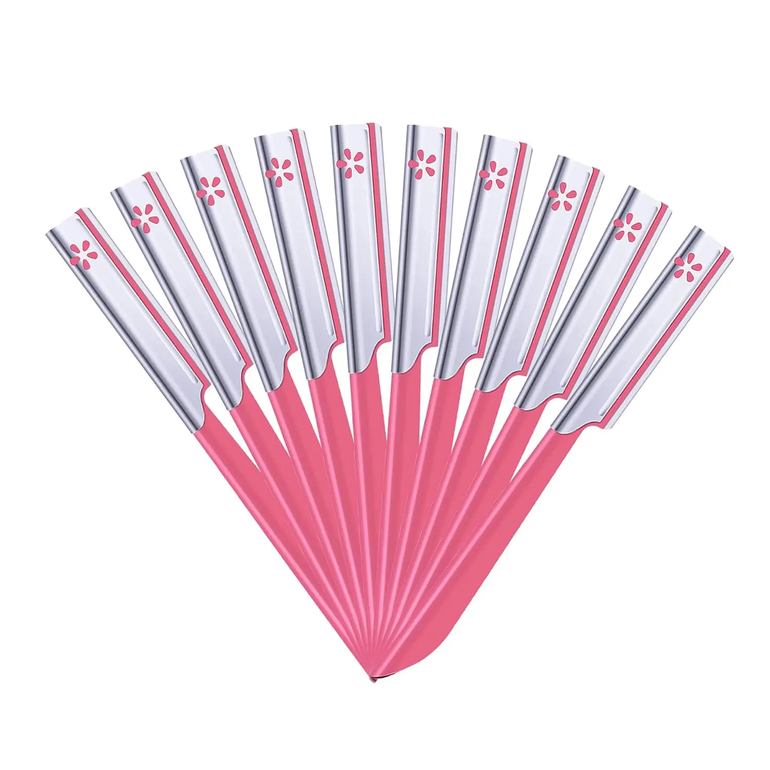 

10 Pieces Eyebrow Razor for Women - Facial Shaver with Cover for Precision Shaping and Hair Removal