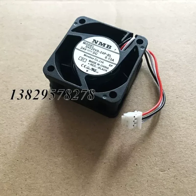 for NMB 04020VA-24P-BL 4020 24V 0.13A 4CM Cooling Fan for Yaskawa 7 Series Engraving Machine