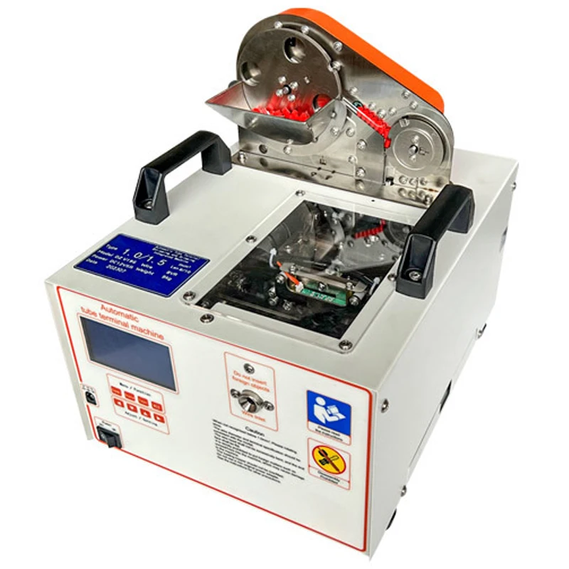 BVR 0.5/0.75/1.0/1.5/2.5 Tube Type Terminal Crimping Machine European Pin Type Terminal Stripping And Playing Terminal Machine