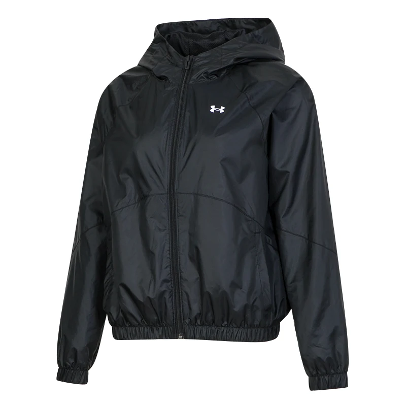 

Underarmour Women's Sports Top Trendy Hooded Tops Outdoor Windbreaker Running Fitness Training Tops 1382698-001