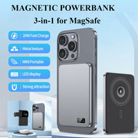 10000mAh Thin Magnetic Wireless PowerBank PD25W Fast Charging Portable  Mobile Phone External Battery Magsafe For iPhone Samsung
