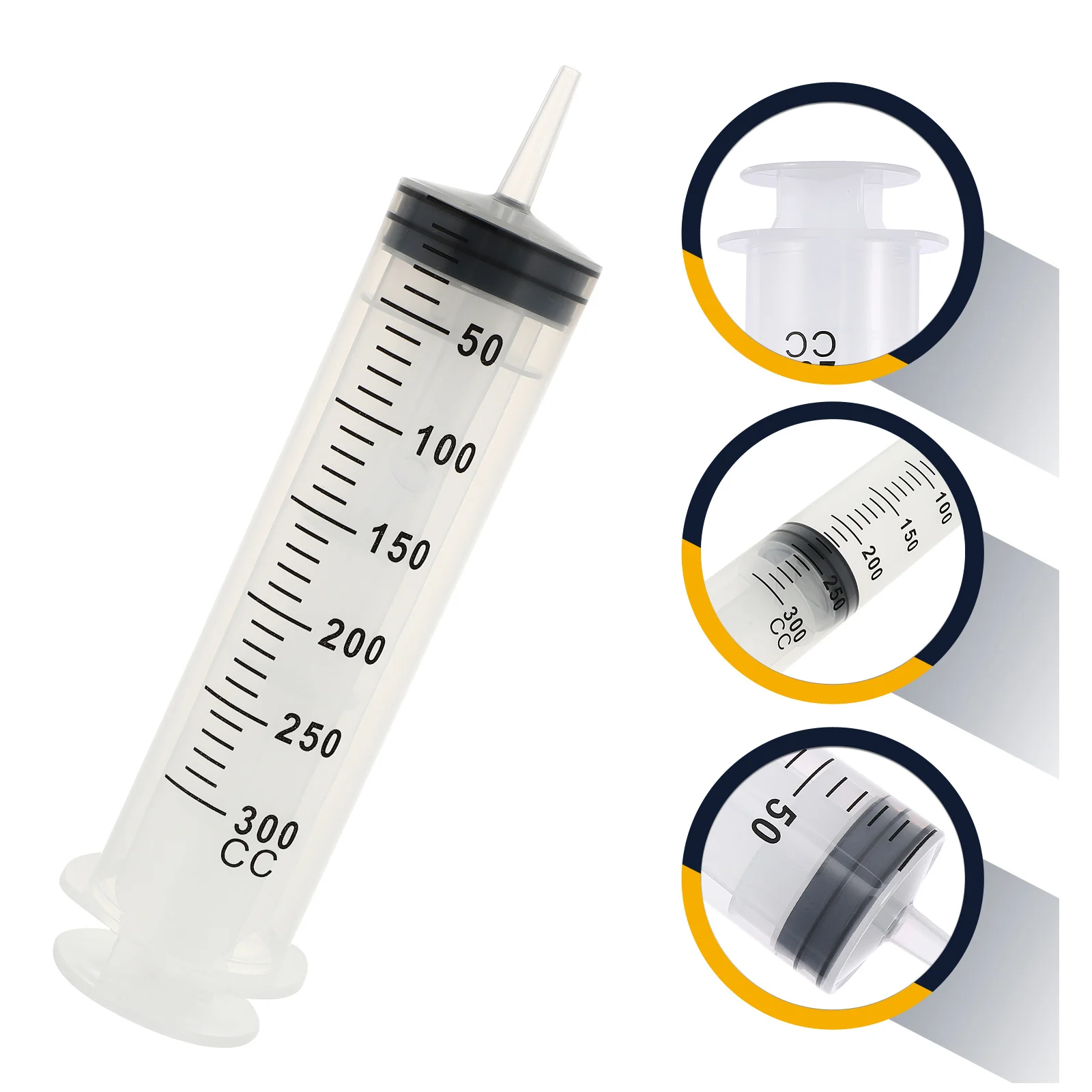 

1 Large Mouth Syringe 300ml Cleansing Syringe Painless Easy Insert Tool for Constipation Relief and Colon